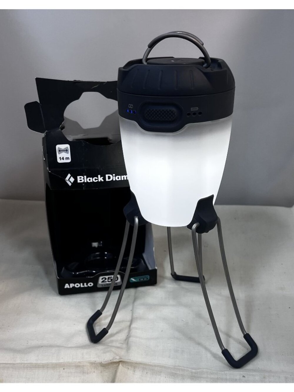 Black Diamond Apollo Rechargeable LED Lantern & Mobile USB Charger 250 Lumens